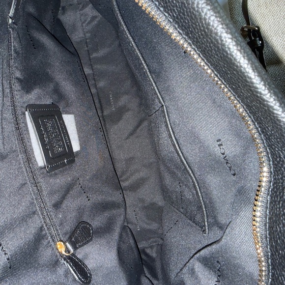 Coach Black Leather Scout Hobo Bag - Picture 5 of 9